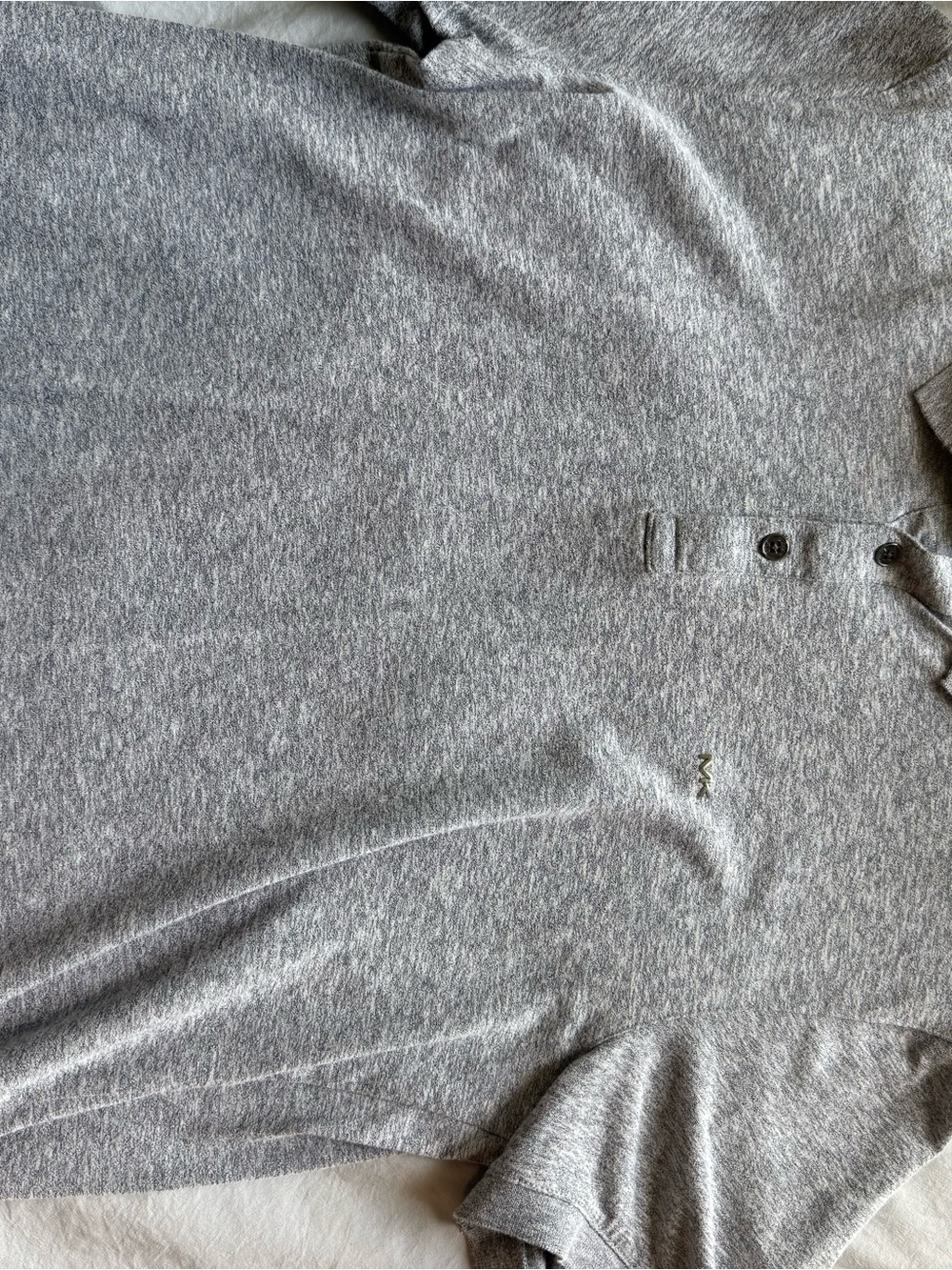 Michael Kors Heather Gray Polo Shirt